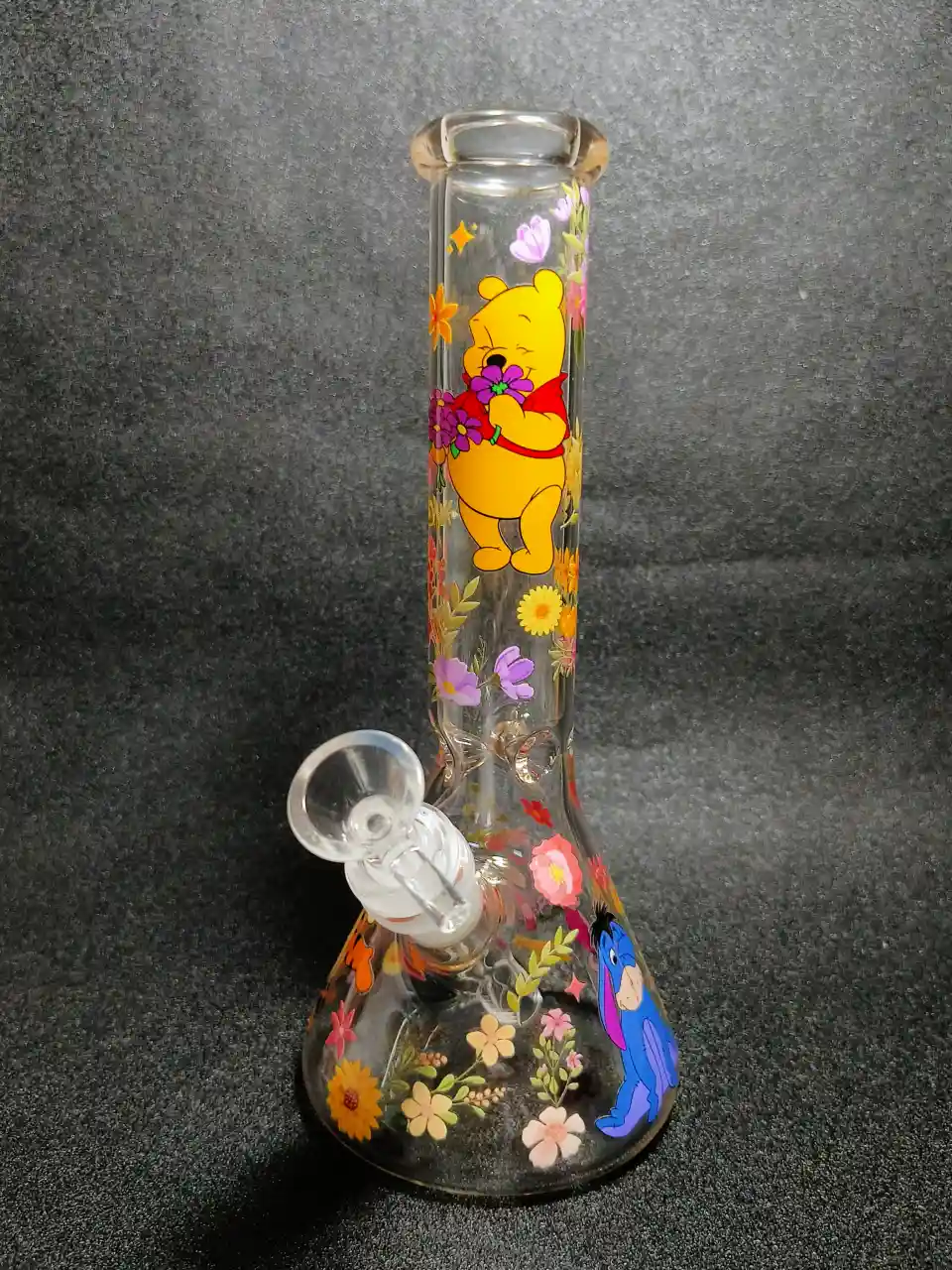 Winnie the Pooh Tigger Flower Garden Beaker Glass Bong