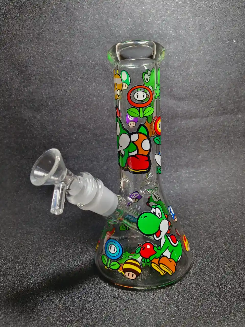 Yoshi Super Mario Adventure Beaker Glass Bong